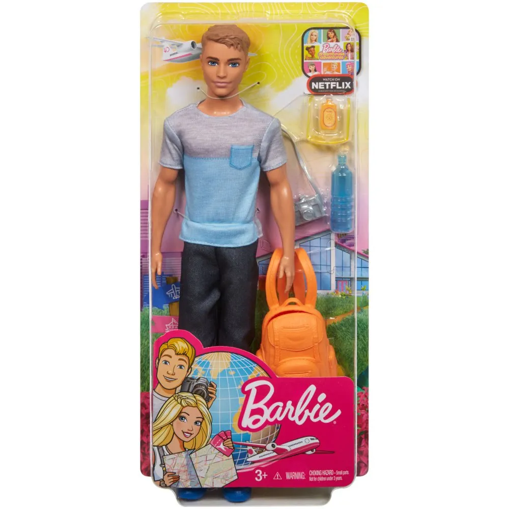 Barbie Muñeco Vamos De Viaje Ken Con Accesorios 5 Barbie Muñeco Vamos De Viaje Ken Con Accesorios - Imagen 5
