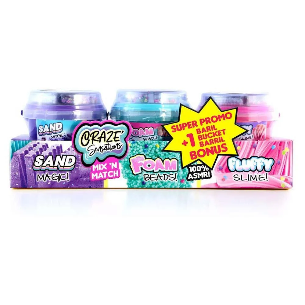 CANAL TOYS Slime Mix And Match Sensations 3 Unidades 1 CANAL TOYS Slime Mix And Match Sensations 3 Unidades