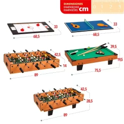 Mesa Multijuegos -Juguetería cb games mesa multijuegos 3