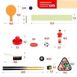 Mesa Multijuegos -Juguetería cb games mesa multijuegos 4