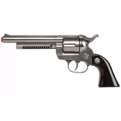 Revolver Cowboy 12 Tiros - Plata