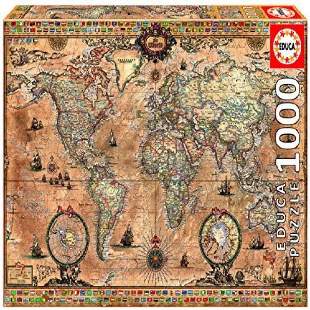 Puzzle 1000 Piezas Mapamundi 2 Puzzle 1000 Piezas Mapamundi - Imagen 2