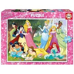 Puzzle 500 Piezas Princesas Disney -Juguetería educa borras puzzle 500 piezas princesas disney 2