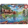 Puzzle 5000 Piezas Casita En El Lago
