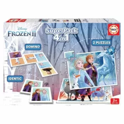 Puzzle De Madera Educa® Superpack Frozen