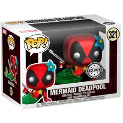 FUNKO POP Marvel Deadpool Sirena Con Camiseta -Juguetería funko pop marvel deadpool sirena con camiseta 3
