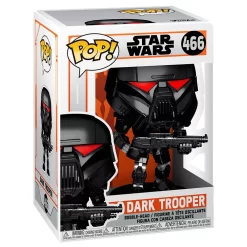 FUNKO POP Star Wars Mandalorian Dark Trooper Battle -Juguetería funko pop star wars mandalorian dark trooper battle 2
