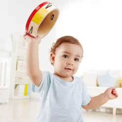 Hape Pandereta Tap-Along Tambourine -Juguetería hape pandereta tap along tambourine 2