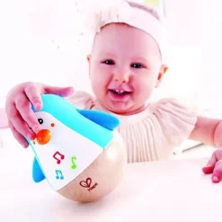 Hape Pingüino Musical Wobbler -Juguetería hape pinguino musical wobbler 2