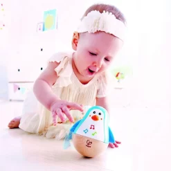 Hape Pingüino Musical Wobbler -Juguetería hape pinguino musical wobbler 3