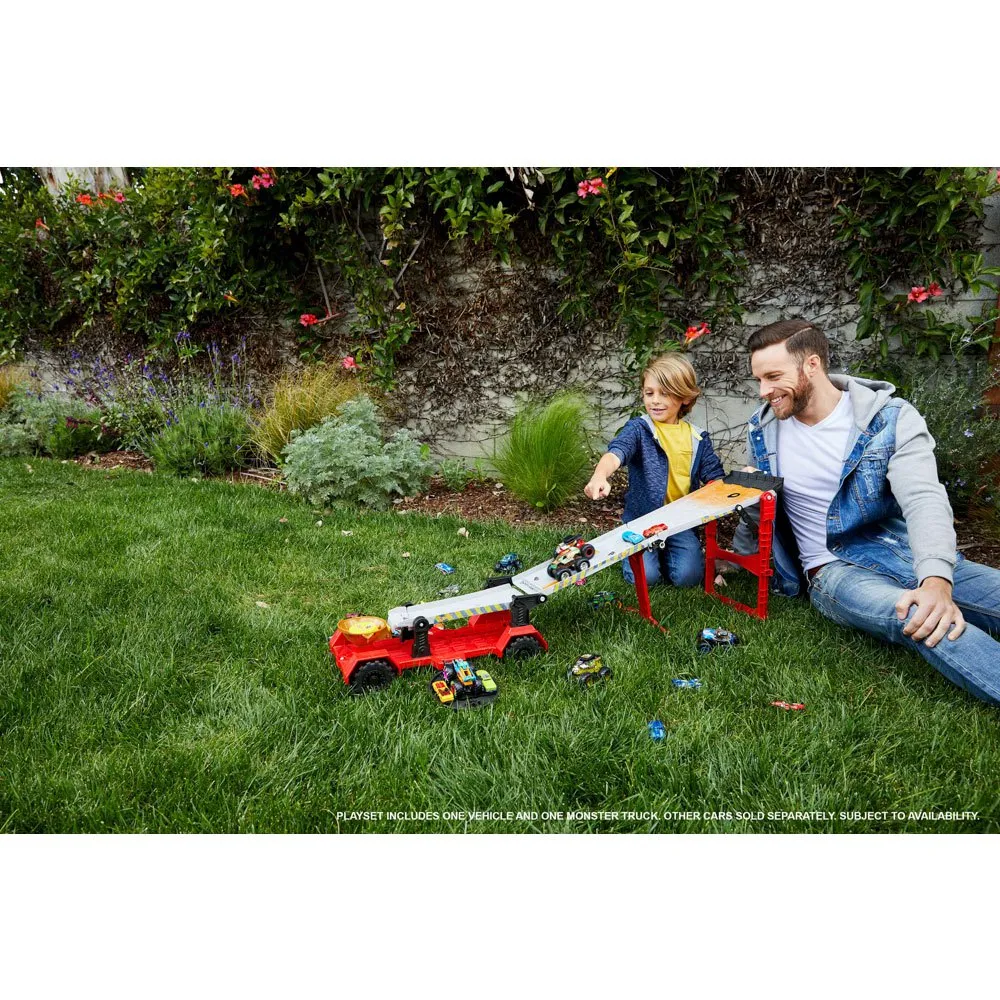 Hot Wheels Monster Trucks Carreras Con Cuesta Abajo Pistas De Coches De Juguetes 2 Hot Wheels Monster Trucks Carreras Con Cuesta Abajo Pistas De Coches De Juguetes - Imagen 2