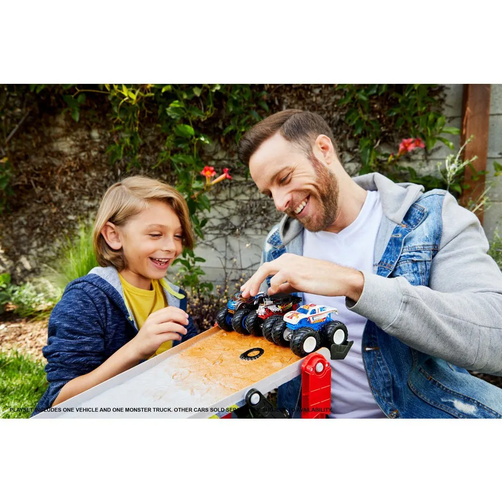 Hot Wheels Monster Trucks Carreras Con Cuesta Abajo Pistas De Coches De Juguetes 4 Hot Wheels Monster Trucks Carreras Con Cuesta Abajo Pistas De Coches De Juguetes - Imagen 4