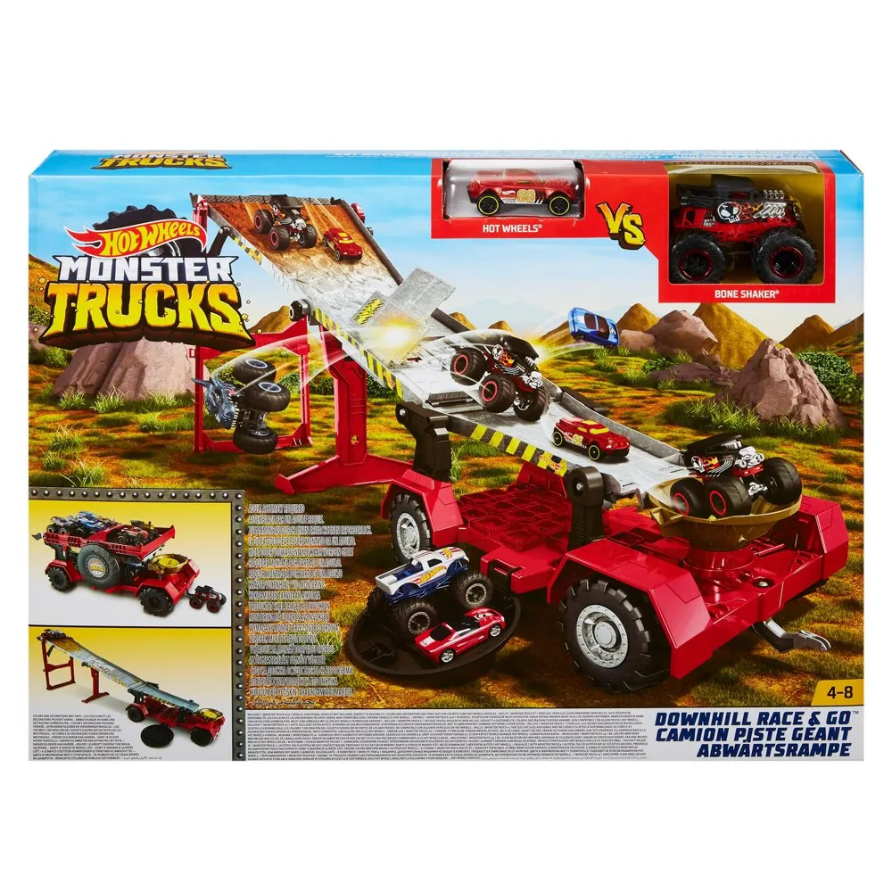 Hot Wheels Monster Trucks Carreras Con Cuesta Abajo Pistas De Coches De Juguetes 6 Hot Wheels Monster Trucks Carreras Con Cuesta Abajo Pistas De Coches De Juguetes - Imagen 6