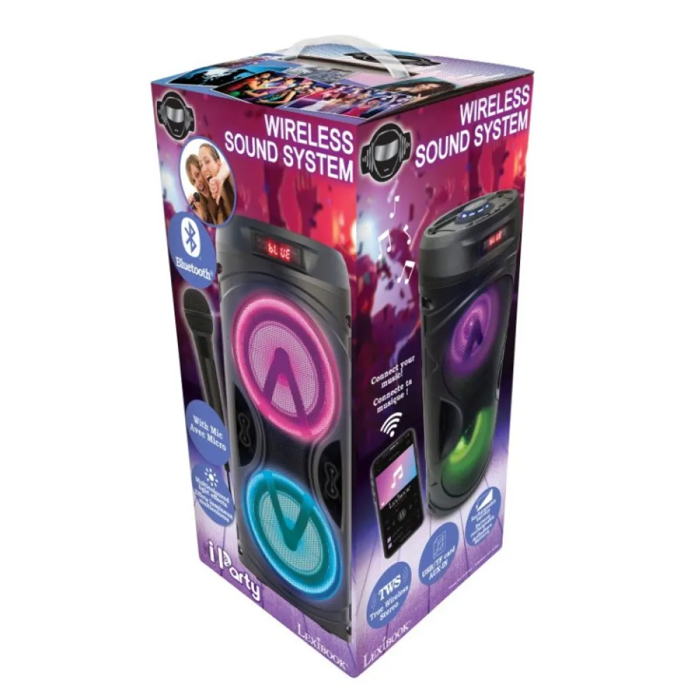 LEXIBOOK Karaoke Bluetooth® Iparty 39 Cm 3 LEXIBOOK Karaoke Bluetooth® Iparty 39 Cm - Imagen 3