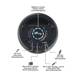 LEXIBOOK Karaoke Bluetooth® Iparty 39 Cm 8 LEXIBOOK Karaoke Bluetooth® Iparty 39 Cm -Juguetería lexibook karaoke bluetooth iparty 39 cm 3