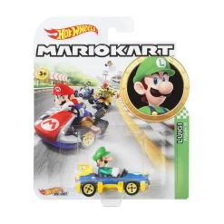 Mattel Games Coche Mario Kart Modelo Luigi Coche De Juguete -Juguetería mattel games coche mario kart modelo luigi coche de juguete 3