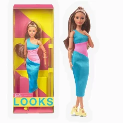 Mattel Games Muñeca Signature Looks Vestido Largo