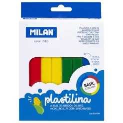 Milan Caja 4 Barras De Plastilina De Colores (330 G)