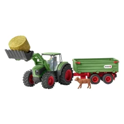 Schleich Tractor Mundo Granja Tractor Con Trailer
