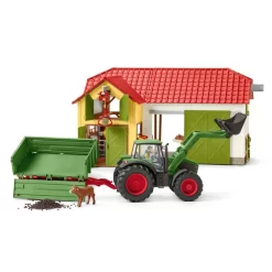 Schleich Tractor Mundo Granja Tractor Con Trailer -Juguetería schleich tractor mundo granja tractor con trailer 5