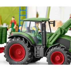 Schleich Tractor Mundo Granja Tractor Con Trailer -Juguetería schleich tractor mundo granja tractor con trailer 8