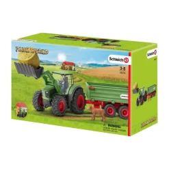 Schleich Tractor Mundo Granja Tractor Con Trailer -Juguetería schleich tractor mundo granja tractor con trailer 9