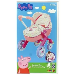SMOBY Peppa Pig Cochecito Pop Pram -Juguetería smoby peppa pig cochecito pop pram 2