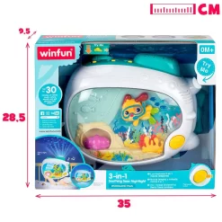 Winfun Proyector De Fondo Marino Para Bebés -Juguetería winfun proyector de fondo marino para bebes 6