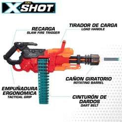 X-Shot Pistola Lanzadora De Dardos Excel Crusher -Juguetería x shot pistola lanzadora de dardos excel crusher 2