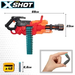 X-Shot Pistola Lanzadora De Dardos Excel Crusher -Juguetería x shot pistola lanzadora de dardos excel crusher 3